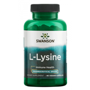 L-LÜSIIN KAPSLID N90 - SWANSON (L-lysine)