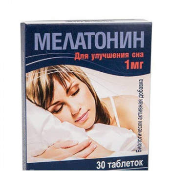 Melatoniin 1mg, tabletid, 30 tk.