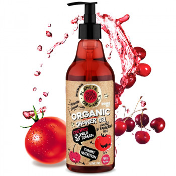 Planeta Organica Натуральный гель для душа "Cherry Splash", 500 ml