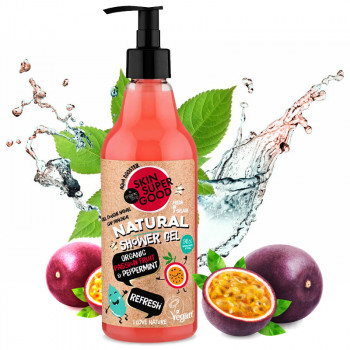 Dushigeel Planeta Organica Skin Super Good Natural Passion Fruit & Peppermint Shower Gel 500 ml