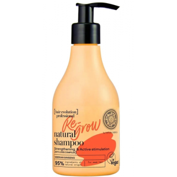 Šampoon "Hair Evolution Re-Grow" Aktiivse kasvu stimuleerimise tugevdamine 245 ml - Natura Siberica.