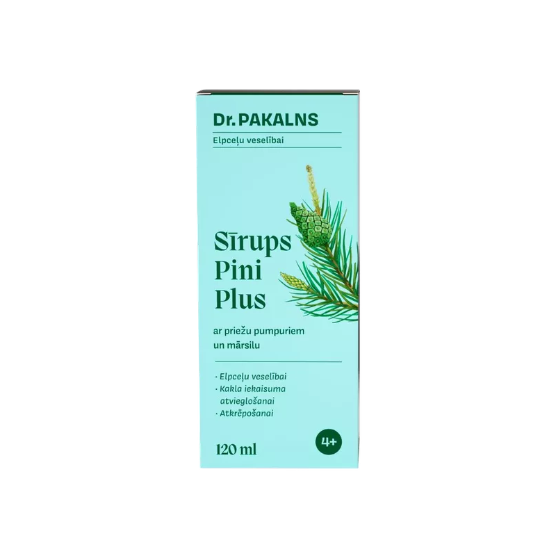 Pini Plus siirup, 120 ml - Dr. Pakalns