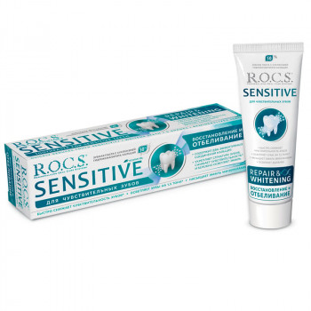 Зубная паста R.O.C.S. Sensitive Восстановление и Отбеливание 94 г