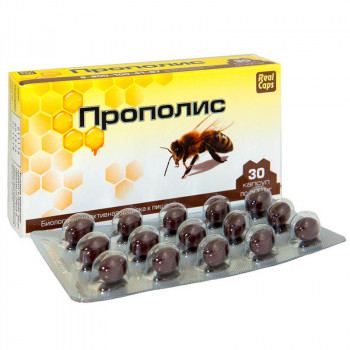 Propolis 500 mg 30 kapslit - RealCaps