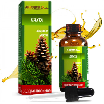 "AromaSaules" Vees lahustuv männi eeterlik õli, 30 ml.