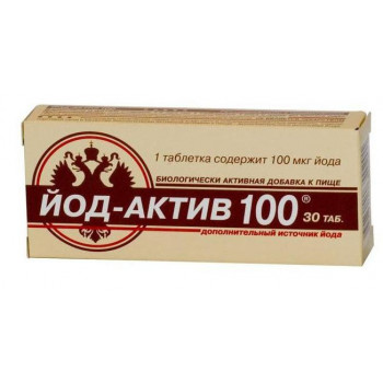 JOOD-AKTIV 100 TABLETID 100MCG N30 - DIOD