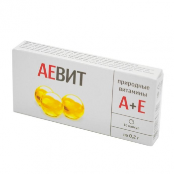 AEvit Mirrolla 200мг №20 (looduslike vitamiinidega)