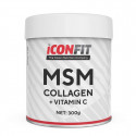 ICONFIT MSM collagen + vit. C 300g Cranberry