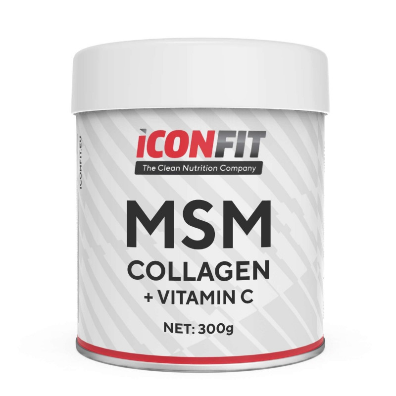 ICONFIT MSM collagen + vit. C 300g Cranberry