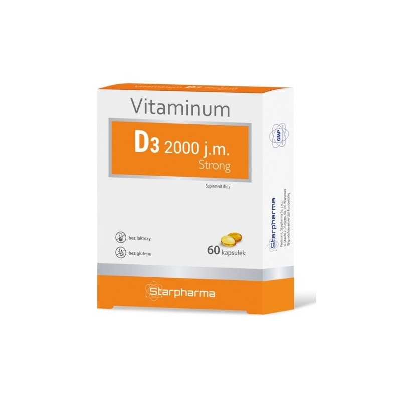 STARPHARMA D3-Vitamiin 2000 j.m. Strong N60