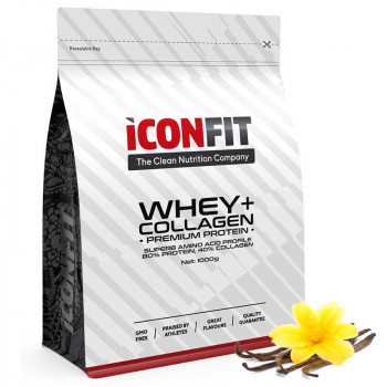 ICONFIT Whey+Collagen 1KG - VANILLA