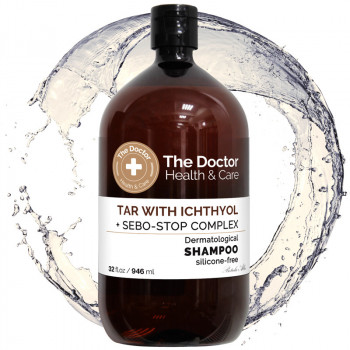 The Doctor Health & Care TAR WITH ICHTHYOL + SEBO-STOP COMPLEX Dermatological shampoo 946 ml